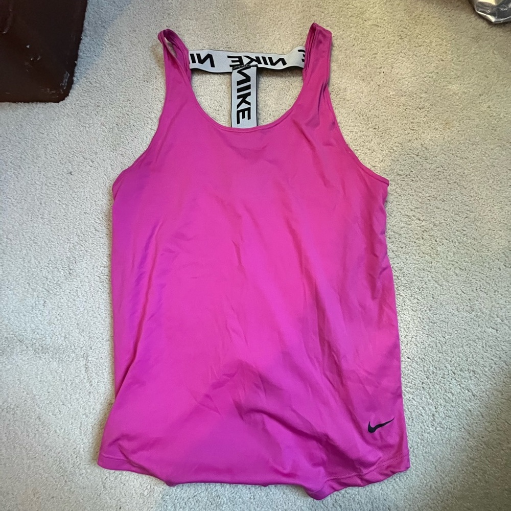 pink nike tank